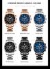 POEDAGAR Luxus Herrenuhr aus Edelstahl Chronograph Kalender Sportuhren für Herren Kleine Drei-Zeiger-Uhr Hohe Qualität Uhren