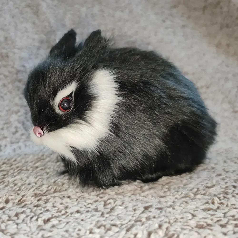 Simulazione Pulcino Coniglio Peluche Giocattolo Bambini Cognizione Pollo Modello Figurina Realistico Animale Peloso Bambola Pollo Regalo di Pasqua