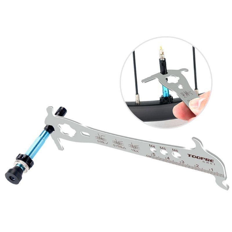 Buy 6 In 1 Mountain Bike Chain Length Checker Stainless Steel Bicycle Chain Gauge Wear Measure