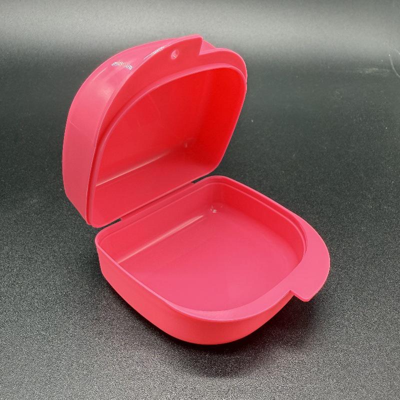 Portable Dental Retainer & Aligner Storage Box - Large/Medium Opening for Orthodontic and Denture Use