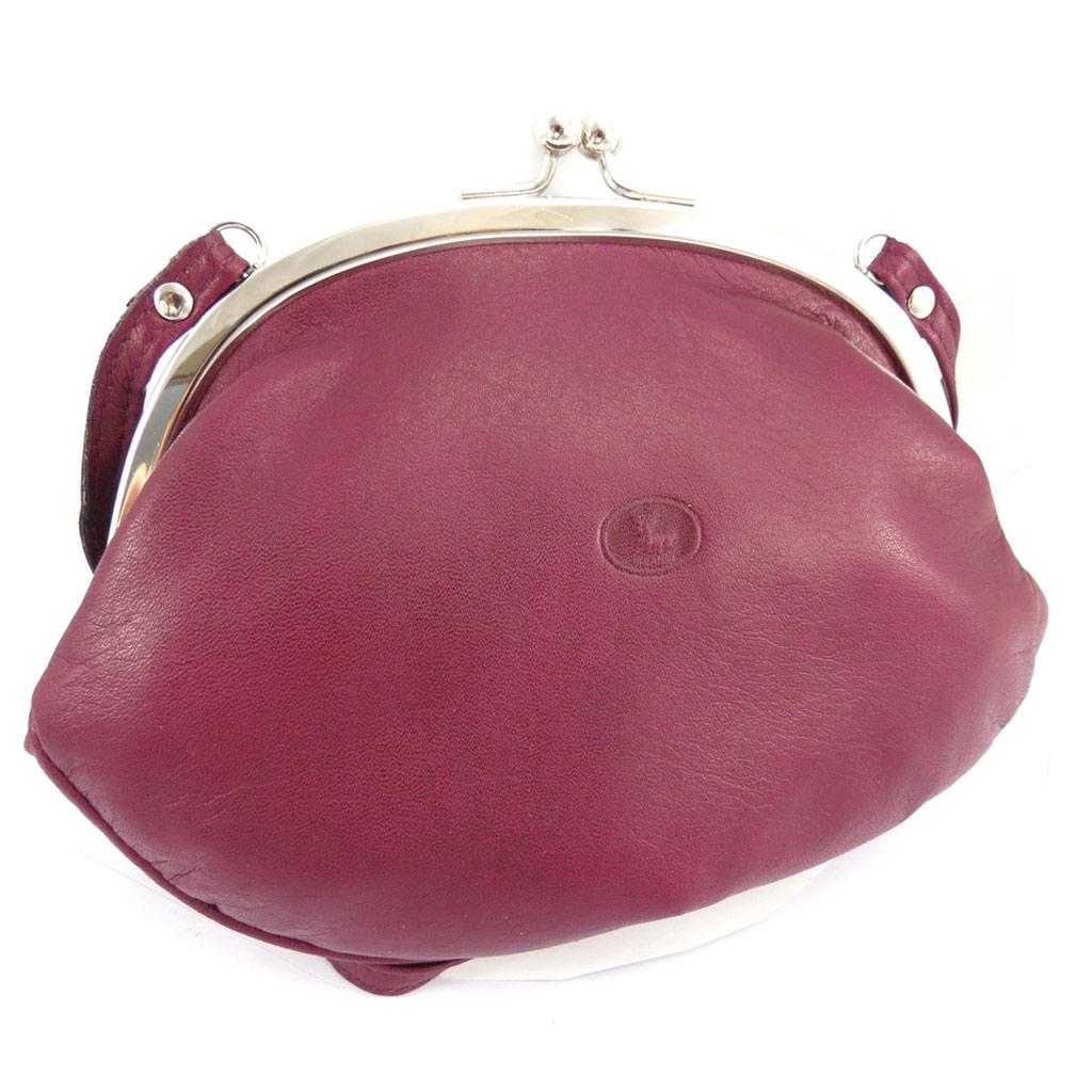 Buy Frandi [K0337] Burgundy 'Frandi' Leather Purse at affordable