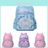 Adorable Cartoon Backpack For Kids Breathable Pu Material School Bag With Curved Straps