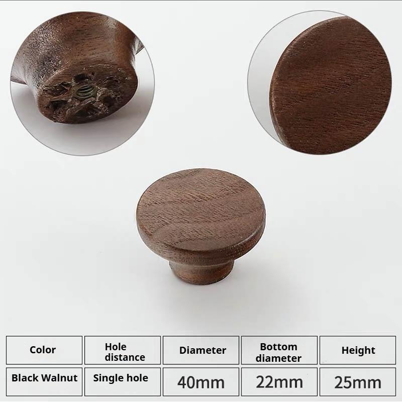Drawer Knobs Kitchen Cabinets Pulls Long Handles Walnut Wooden Furniture Handle Cabinets and Drawers Dresser Knobs Wardrobe Pull