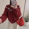 Women's Floral Embroidered Round-Neck Sweater Cardigan - Autumn 2025 Collection