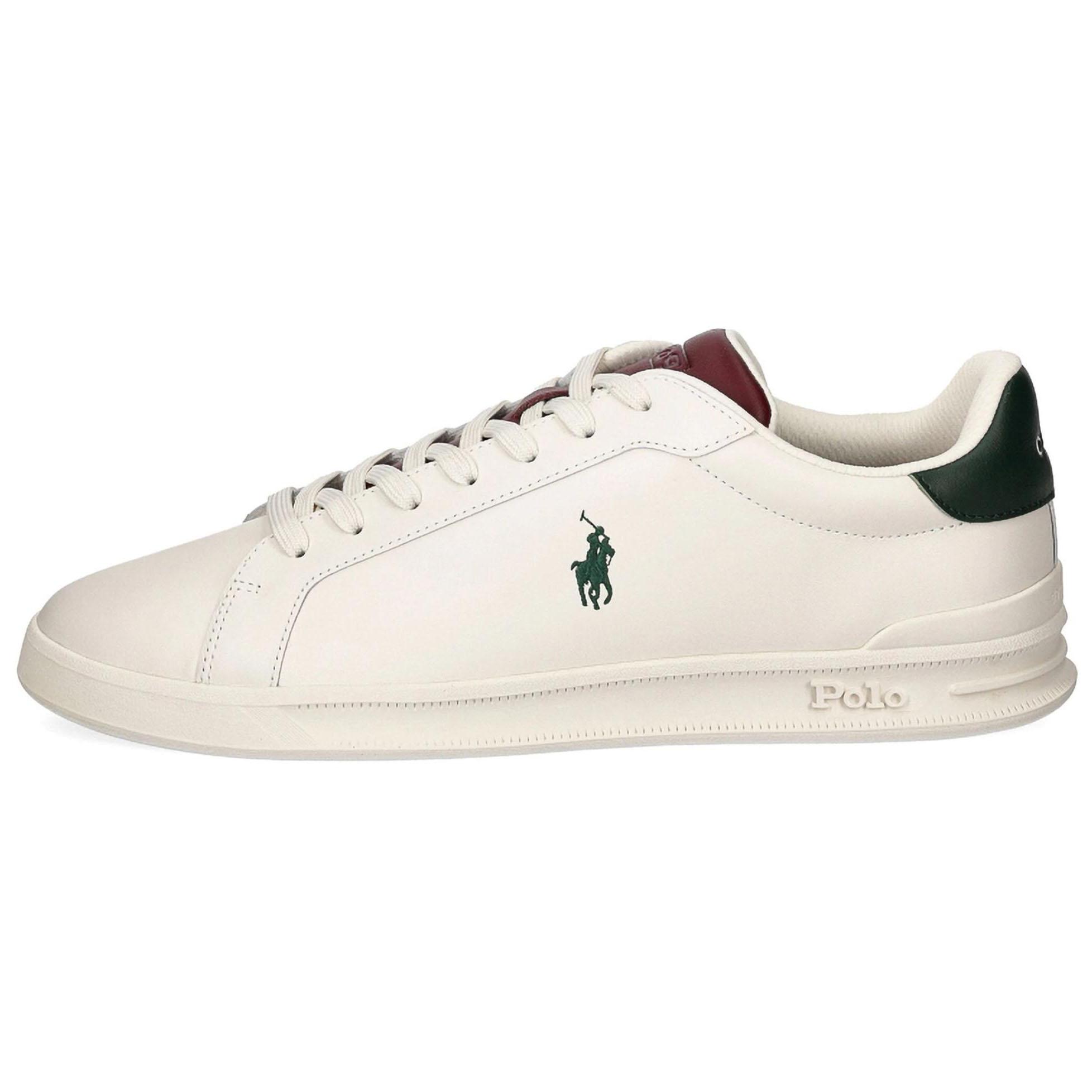 

Polo Ralph Lauren Heritage Court II Кожаные Кроссовки с Круглым Носком Тисненые Низкие Кроссовки Мужские Кроссовки Белые 809949791001 37