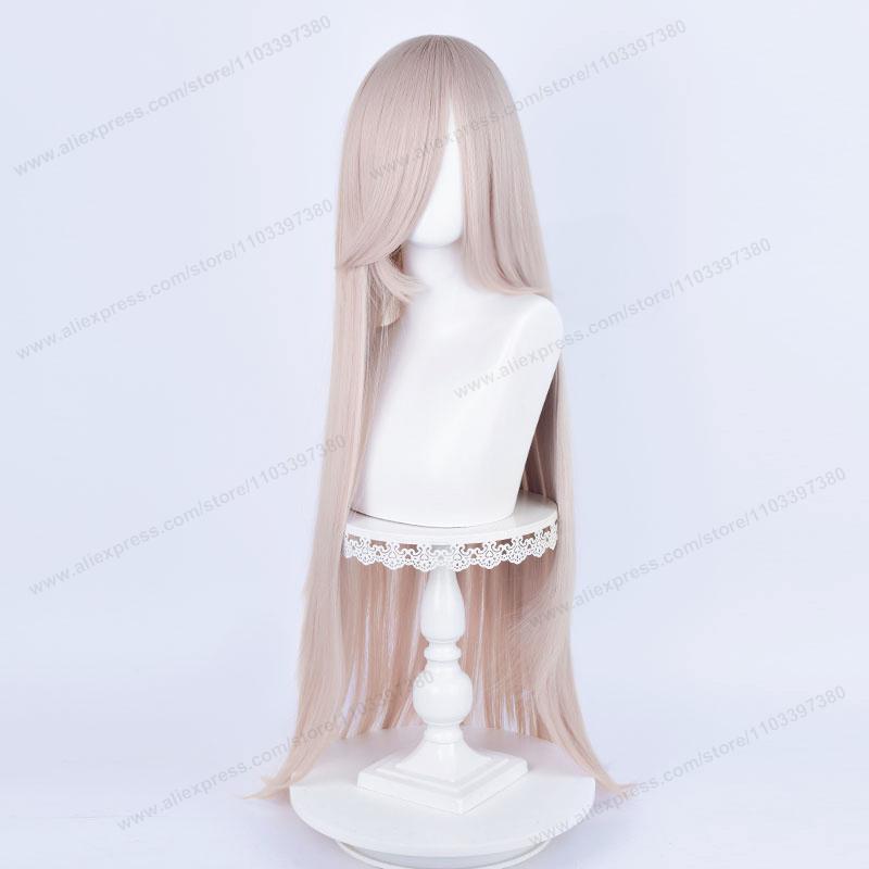 Anime 100Cm Long Staight Cosplay Synthetic Wig Black White Red Pink Brown Gold Blue Women Heat Resistant Hair High Quality Wigs