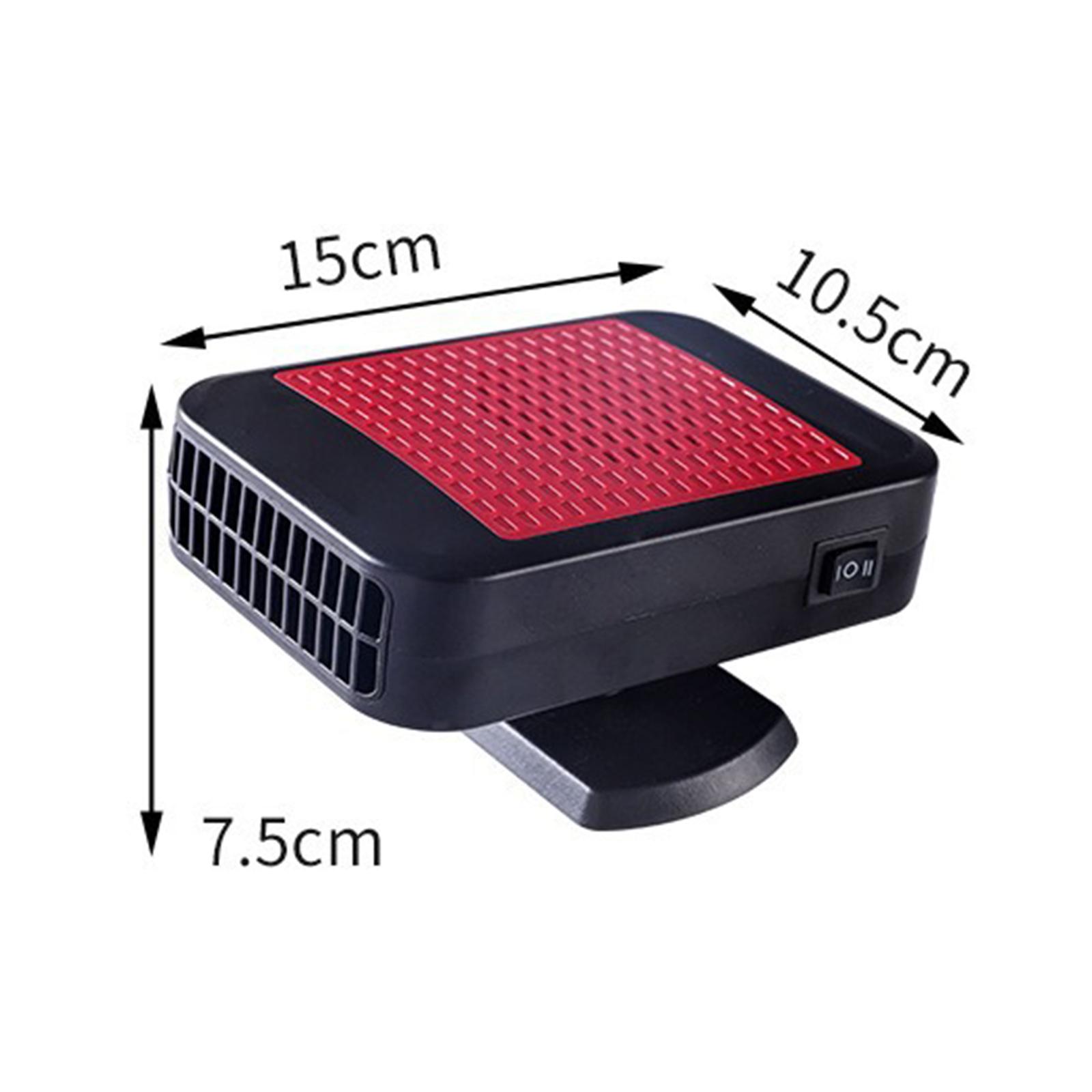 12V 200W Portable Fast Heating Auto Car Heater Defroster Demister Electric Heater Windshield ABS Heating Fan for Car Truck