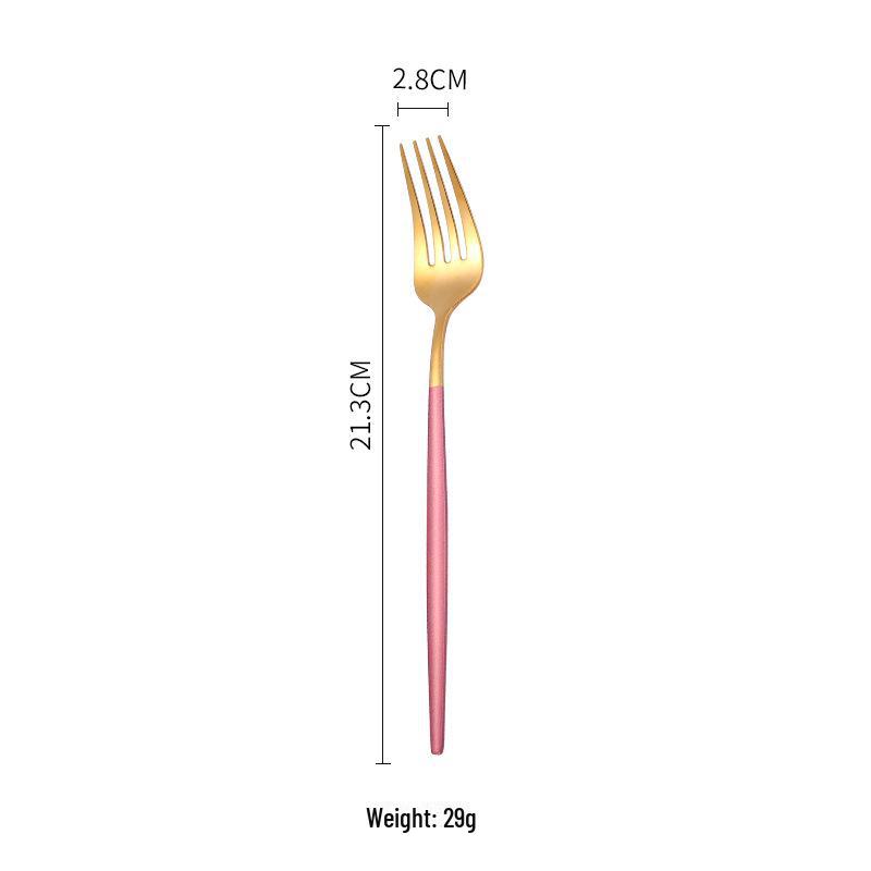 European High-Value Stainless Steel Tableware Set: Portuguese Knife, Fork, and Spoon for Hotels and Western Dining