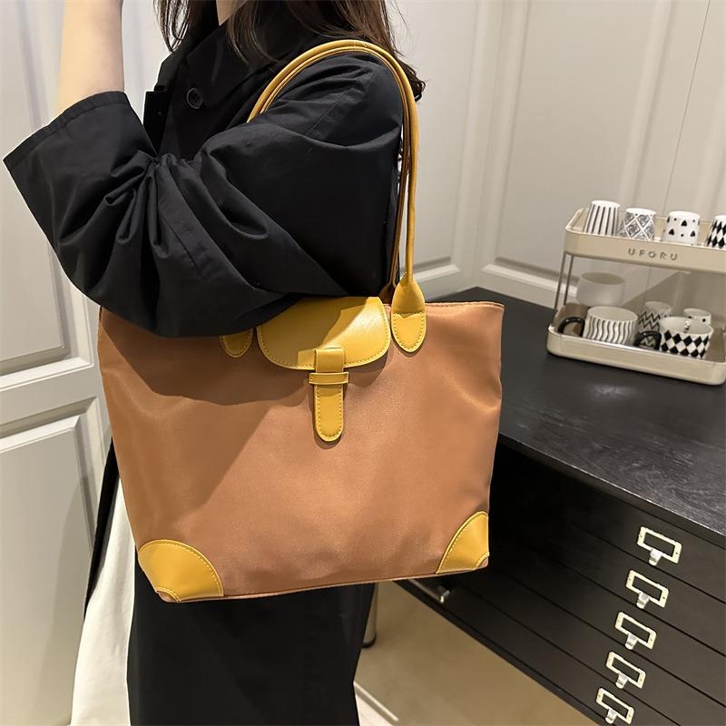 New large-capacity women's bag fashion casual nylon handbag mommy shopping bag commuter bag shoulder tote bag