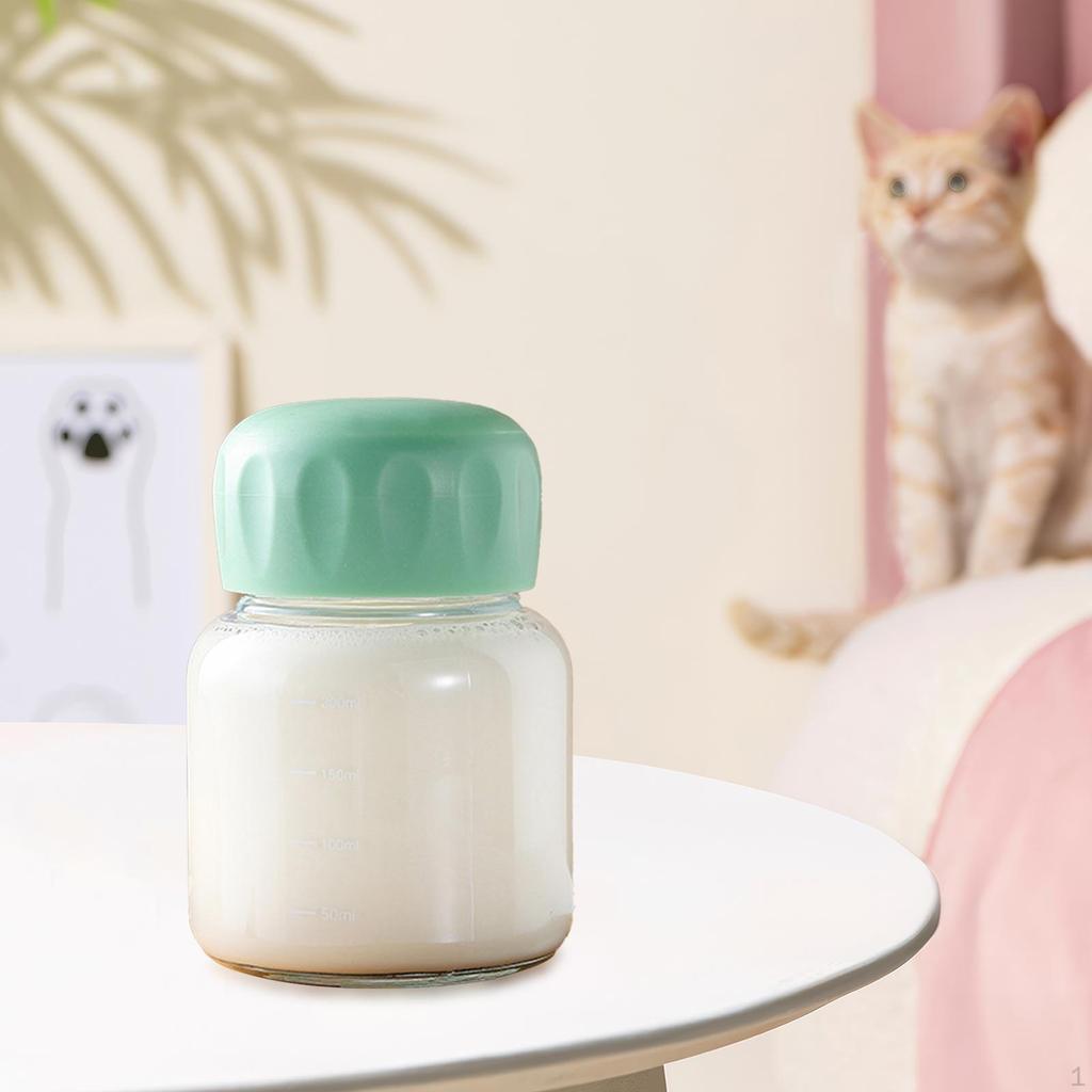 Glas Tasse Espresso Kreativ 200ml Leicht mit Skala Milch für Einzug Täglich