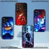 Anime A-Akaza Phone Case For Samsung Galaxy A20,A21s,A22,A31,A32,A52,A53,A72,73,A80 Soft Black Cover