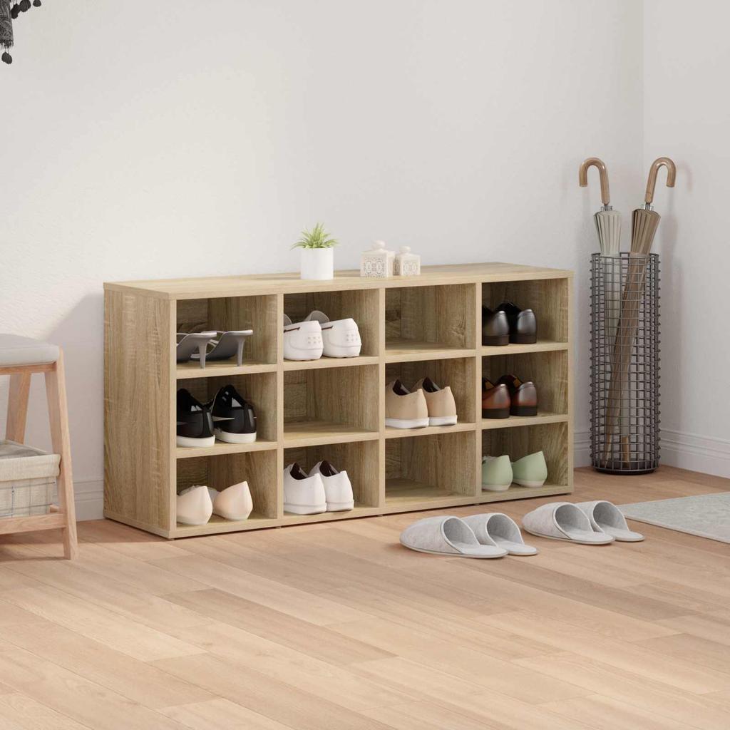 Shoe Cabinet Sonoma Oak 103 x 30 x 51 cm Particleboard