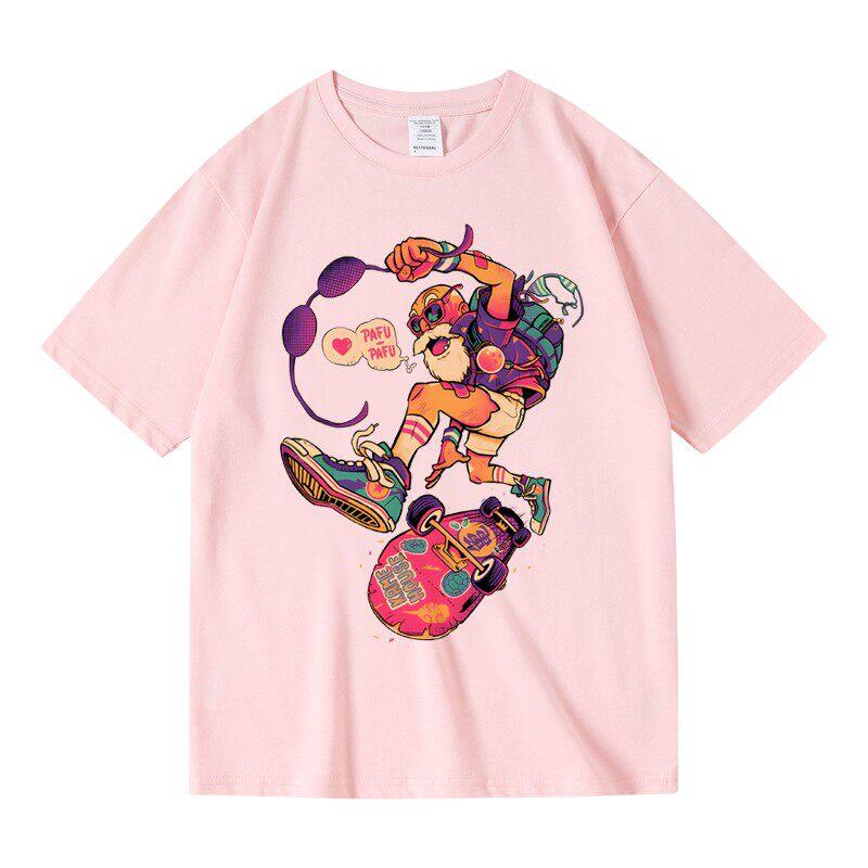 Street Skate Dragon Ball Master Roshi TShirt Pafu Pafu Graphic Tee 100 Cotton Crew Neck Fashion Streetwear Casual Tops