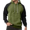 Men's Colorblock Sweatshirt Hoodie Men's Sports Large Size Casual Sweatshirt
