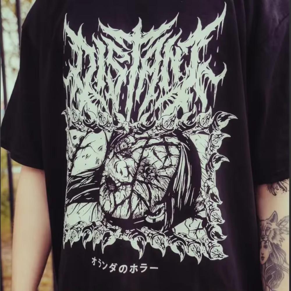 Exclusive DISTANT European Slow Beat Dead Core Band Deathcore Rock Cotton T-shirt DUCTH Men Women Summer Cotton Short Sleeves