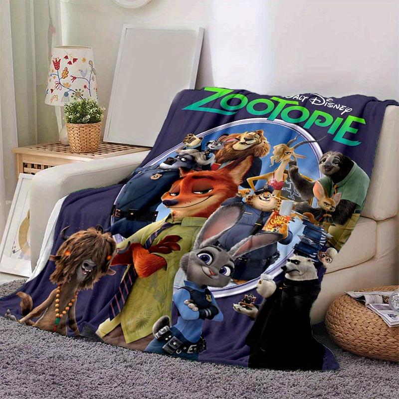 1pc, Zootopia-Inspired Home Decor: Cozy Blankets Perfect for Bedroom, Living Room, Travel, Camping, Car