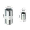 Brake Cable Connector Kit Brake Pipe 2 Qty 2 Way Female Connector With 4 M10 10mm Male Nuts For Inverted Bell Mouth 3/16 " Pipe