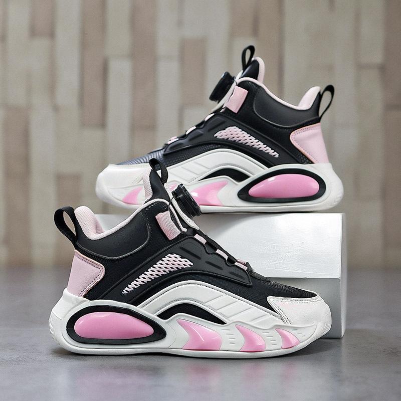 

Children s sneakers Girls 3 autumn and winter 4 leather surface 5 waterproof 6 autumn rotating buttons 8 trendy 9-year-old boys basketball shoes 39