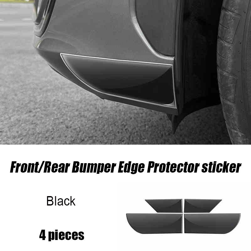 

For Geely EX5 Galaxy E5 2024 2025 2026 Epoxy Resin Car Front Rear Bumper Corner Guards Anti Scratch Protection Stickers Exterior 2202