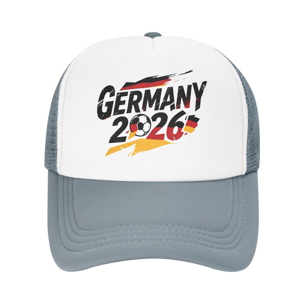GerUnisexy Football Match Mesh Baseball Caps Adult Sun Caps Usa Canada Mexico Soccer Hat Adjustable Summer Trucker Caps