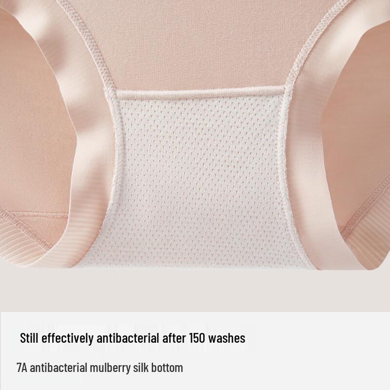 Sanduomian Women's 60S Modal Antibacterial High-Waist Briefs