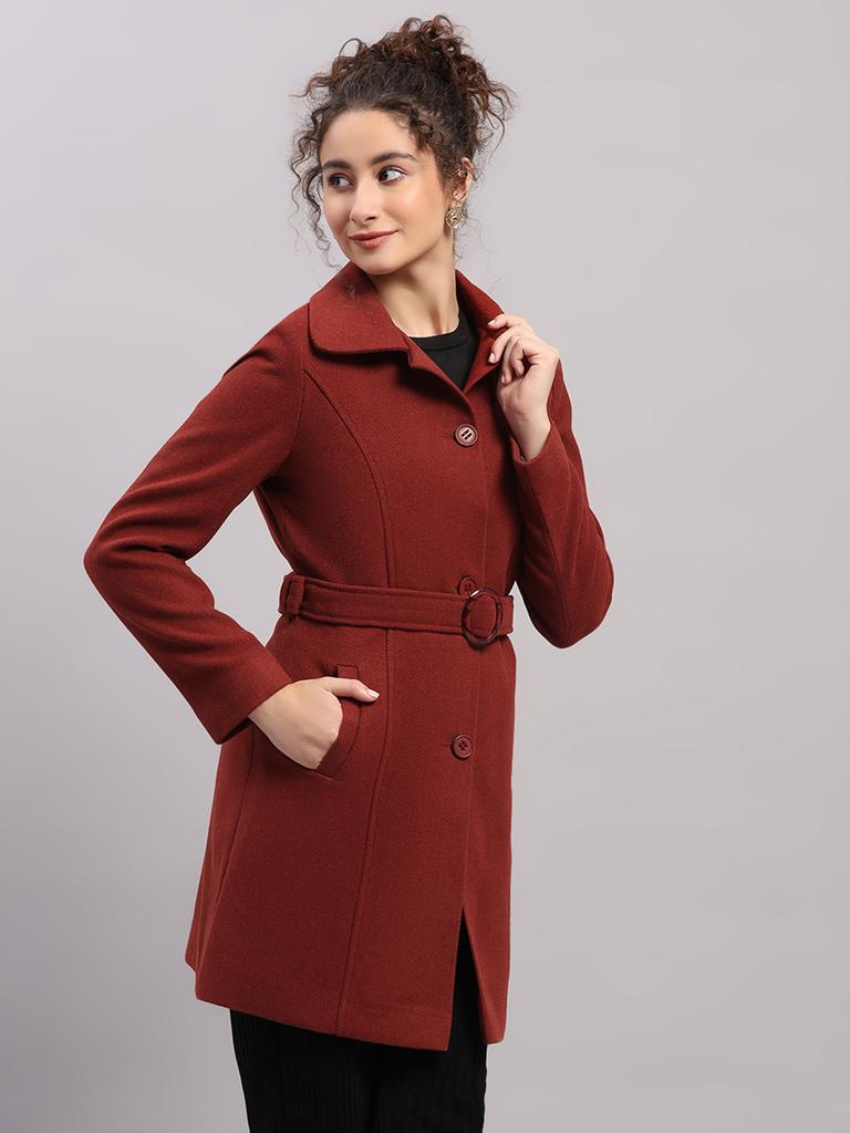 MONTE CARLO Women Collar Full Sleeve Coat