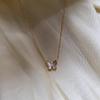 Women's Retro Butterfly Shell Necklace - Non-Fading Titanium Steel Clavicle Chain