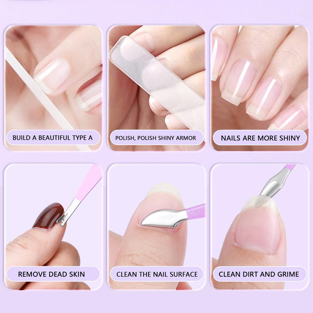 Nail Scissors Nail Clippers Set Home Portable Nail Clippers Stainless Steel Beauty Set Creative Ice Cream