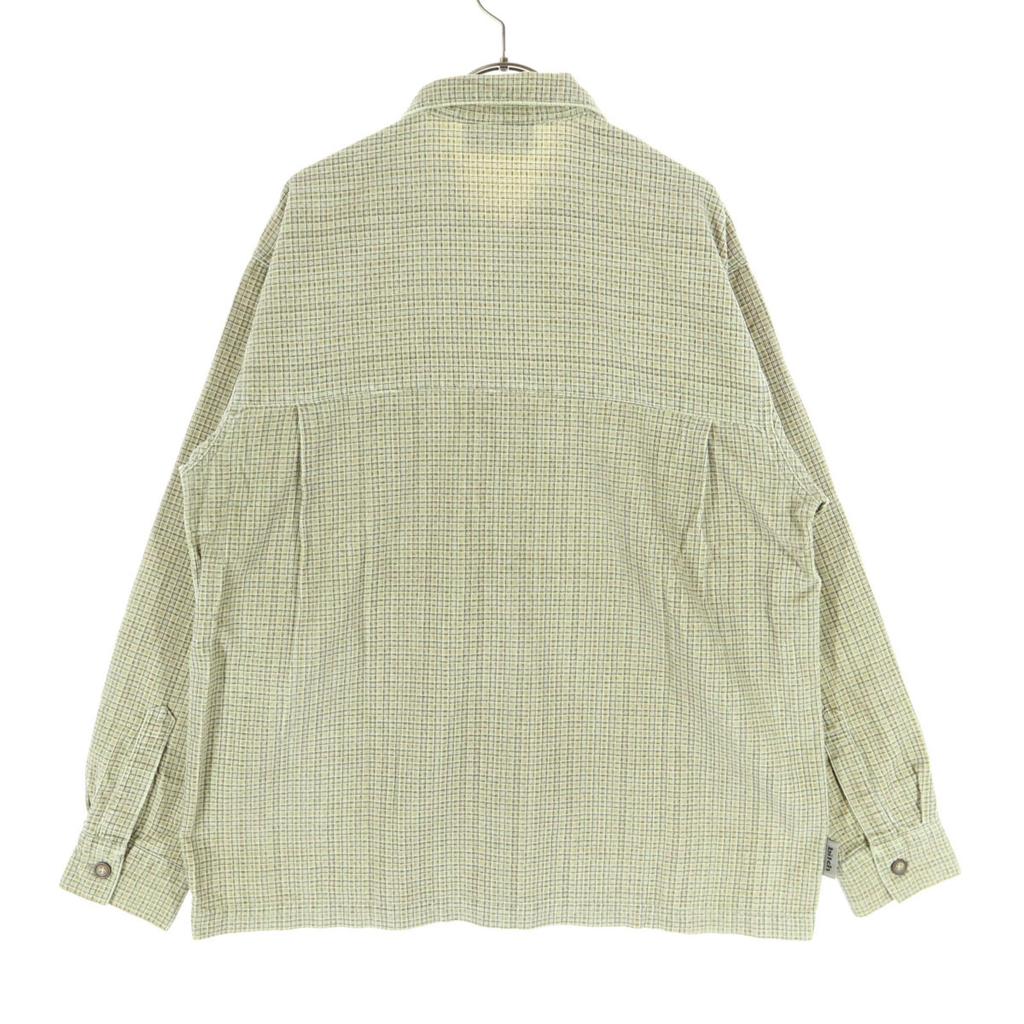 bitch 90s Old Check Pattern Long sleeve Corduroy shirt M Brown Men's Used