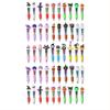 Halloween Ballpoint Pens Cute Mini Pen Set for Kids Pumpkin Ghost Bat Design Ink Pens 0.5mm Smooth Writing Gel Pens Fun Gifts for Family Friends