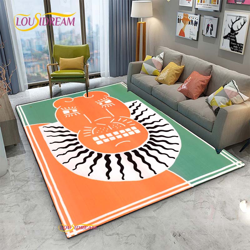 Ancient Egyptian Abstract Carpet for Living Room Bedroom Rug Kitchen Door Kids Unslip Floor Mats Photography Props Alfombra Rug