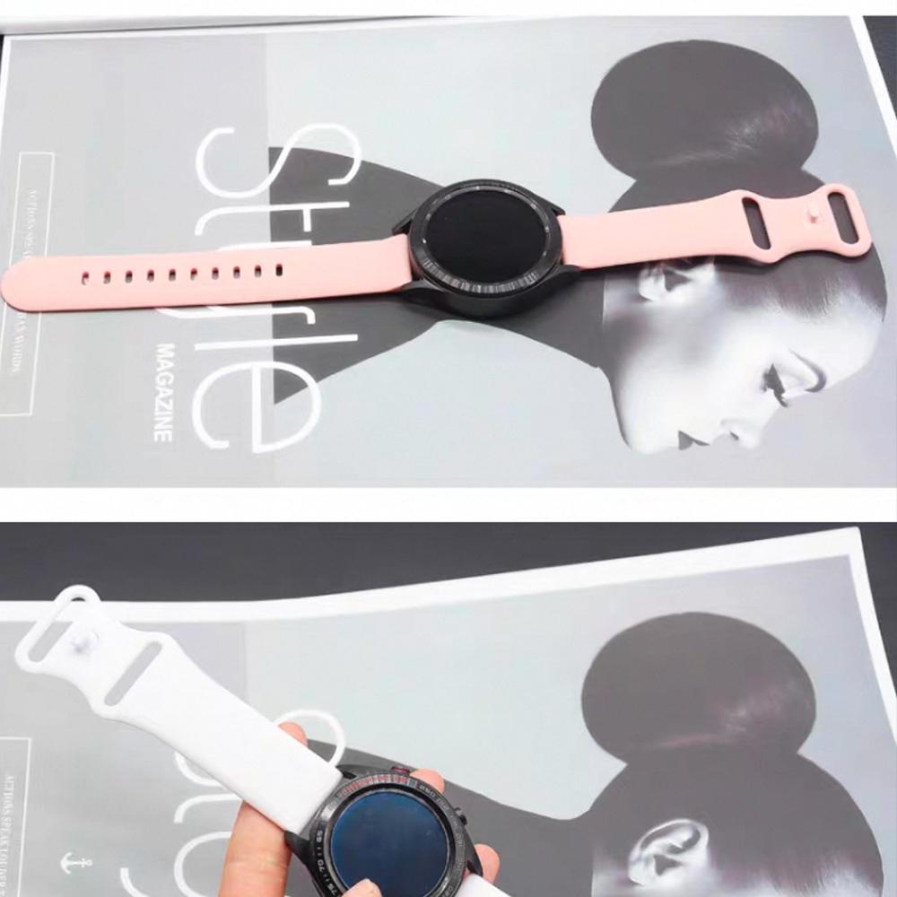 3pcs Refresh Soft Silicone Watch Bands, 20mm/22mm Adjustable Replacement Bands for Samsung Galaxy watch active/active2 etc.