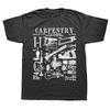 Carpentry Carpenter Tools Handyman Vintage Patent T Shirts Summer Graphic Cotton Streetwear Birthday Gifts T-shirt Clothing