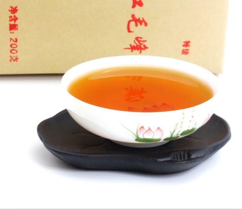 200g Premium Roter Schwarzer Tee Dian Hong Loseblatt Maofeng Bio-Tee Großer Congou
