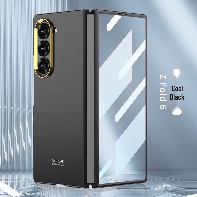 Samsung Z Fold 6 Foldable Screen Frosted Case & Lens Protector