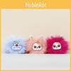 Teeth Protrude Carrot Rabbit Hairball Doll Keychain Bag Plush Doll Pendants