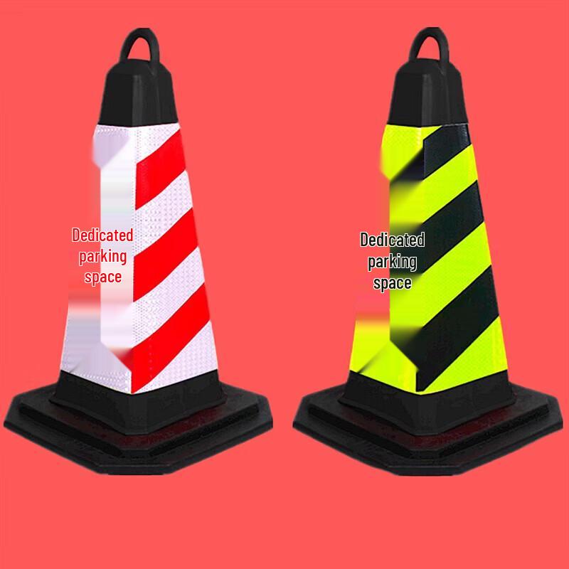Reflective Rubber Traffic Cone Safety Barrier