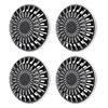4PCS R15 Hub   15 Inch Thick ABS Stylish Wheel   Cover Hub  Replacement for   500