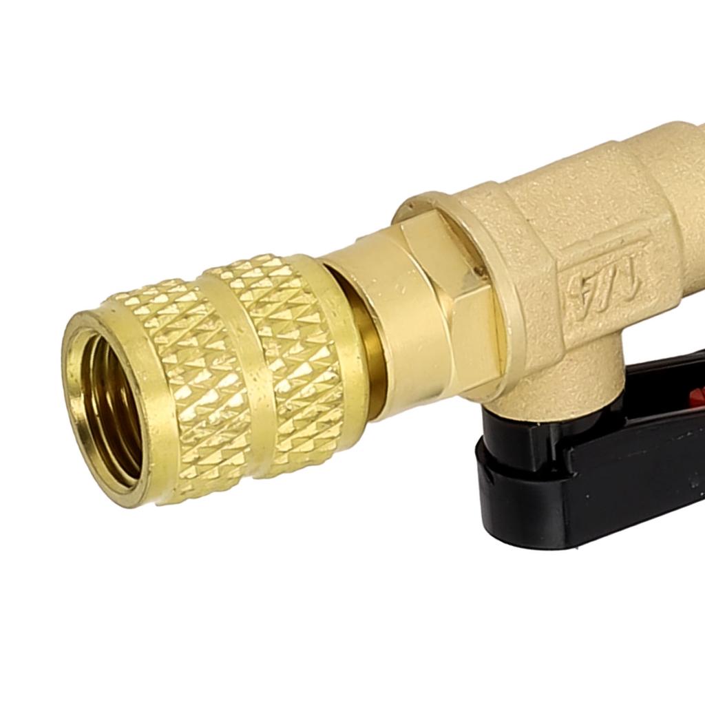 Parts Shut-off valve 1/2 ACME F X 1/4 SAE M Accessories For R32 Professional Replacement Thread Useful Practiacl