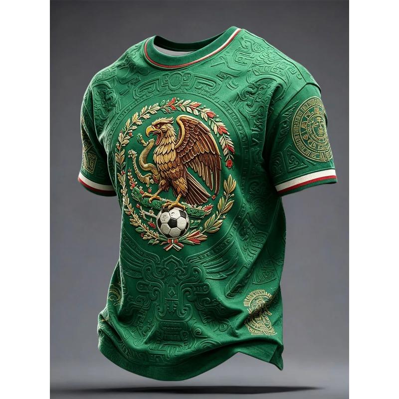 Mexico Style Aztec Pattern T Shirt Men Women 3D Print Tribal Graphic Casual Tee Short Sleeve Sports Top Quick Outdoor Summer
