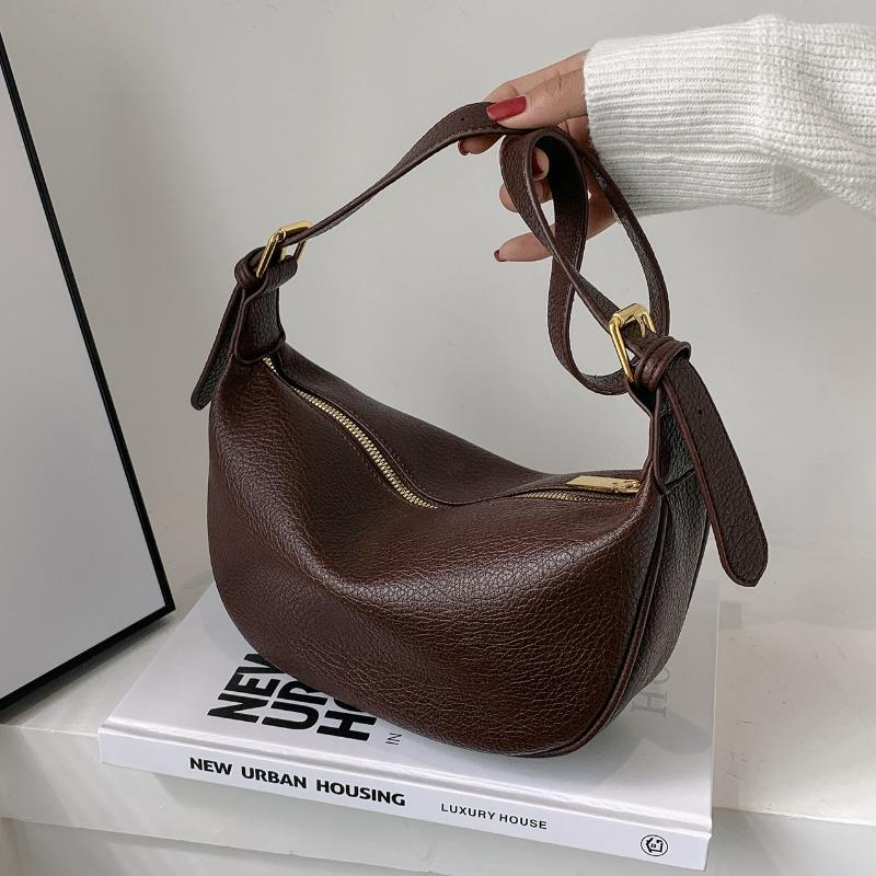Bag Women's New Trendy Versatile One-shoulder Armpit Bag Simple Niche High-end Dumpling Bag Messenger Bag