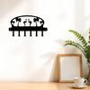 Metal Bird Shaped Wall Hook Key Holder Decorative Space Saving Organizer