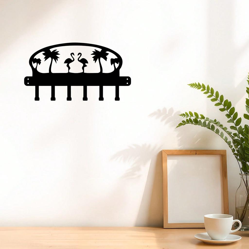 Metal Bird Shaped Wall Hook Key Holder Decorative Space Saving Organizer