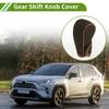 HOPESPANNER Universal Gear Shift Knob Cover Stick Shift Handle Protector Automotive Fabric 1 Pc Anti Slip Dark Brown