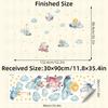 Children's Room Wall Stickers Cartoon Animals on Train Airplane Hot Air Balloon Wall Decals Baby Nursary Kindergarten Decoration