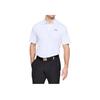 Under Armour Performance 2.0 Regular Fit Straight Leg Golf Polo Men Tops White 1342080-100
