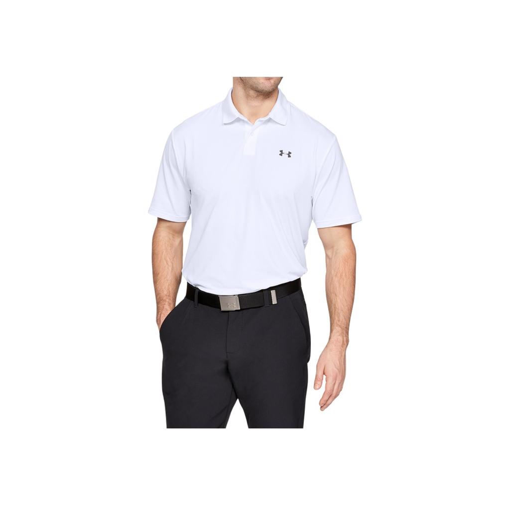 Under Armour Performance 2.0 Regular Fit Straight Leg Golf Polo Men Tops White 1342080-100