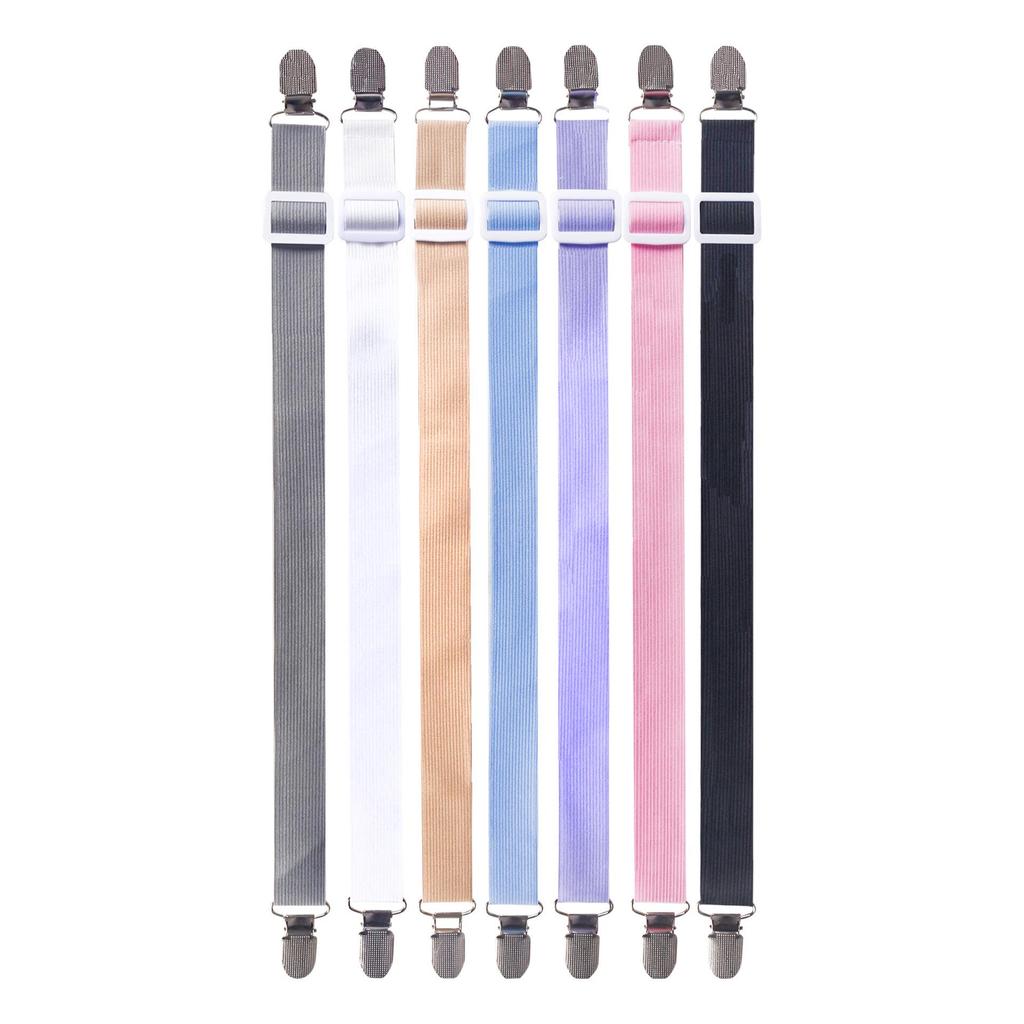 Adjustable Non-Slip Bed and Tablecloth Fasteners, 2-Pack