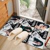 Kpop idle Rug Office Carpet Non-Slip Mat, Chair Rug Floor Covering for Gaming, Bedroom, Living Room , Home Decor Christmas Gift