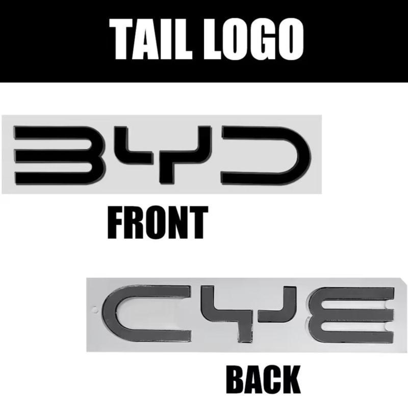 Car Front Hood Bonnet Rear Trunk Emblem Cover Sticker Auto Styling For BYD Atto Yuan Plus Song Plus Seal Seagull Dolphin Sealion